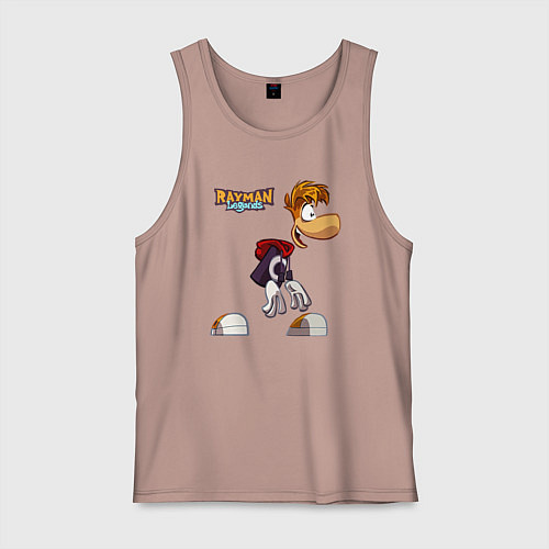 Мужская майка Rayman Legends Рэйман / Пыльно-розовый – фото 1