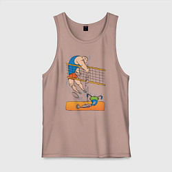 Мужская майка Мощный волейбольный удар