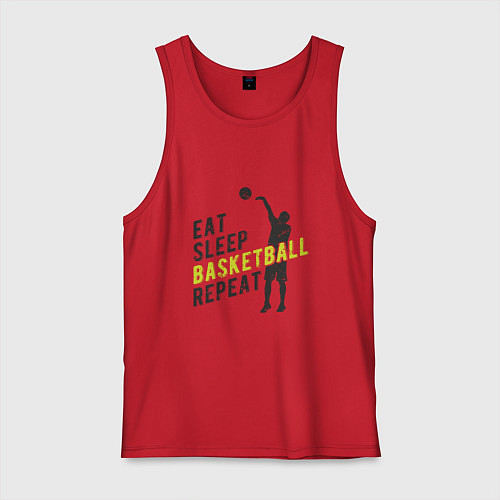 Мужская майка Basketball Day / Красный – фото 1