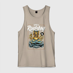 Майка мужская хлопок Rudeboy, цвет: миндальный