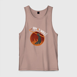 Майка мужская хлопок Escape from City 17, цвет: пыльно-розовый