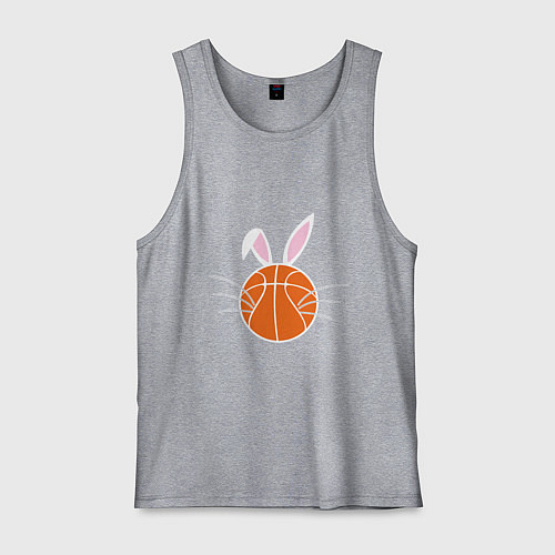 Мужская майка Basketball Bunny / Меланж – фото 1