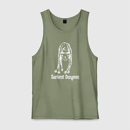 Мужская майка Darkest Dungeon DD Black White / Авокадо – фото 1