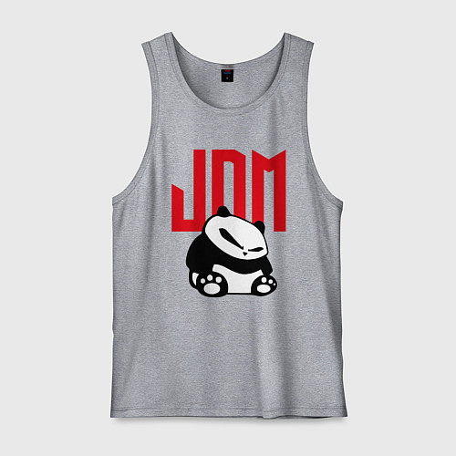 Мужская майка JDM Panda Japan Симпатяга / Меланж – фото 1