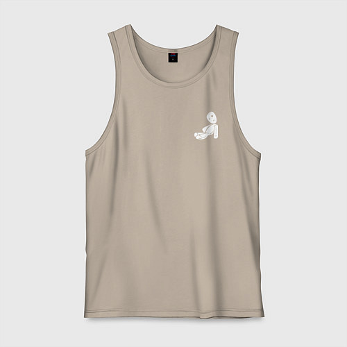 Мужская майка KoЯn / Миндальный – фото 1