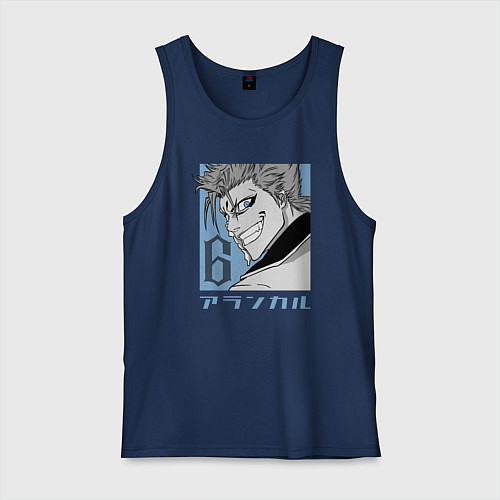 Мужская майка Арранкар Гриммджоу / Тёмно-синий – фото 1