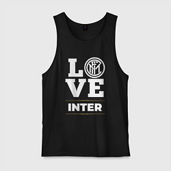 Майка мужская хлопок Inter Love Classic, цвет: черный