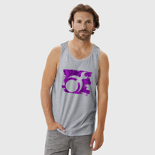 Мужская майка Знак Слаанеш пятно / Меланж – фото 3