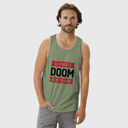 Майка мужская хлопок Doom Ultimate, цвет: авокадо — фото 2