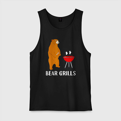 Мужская майка Bear Grills Беар Гриллс / Черный – фото 1