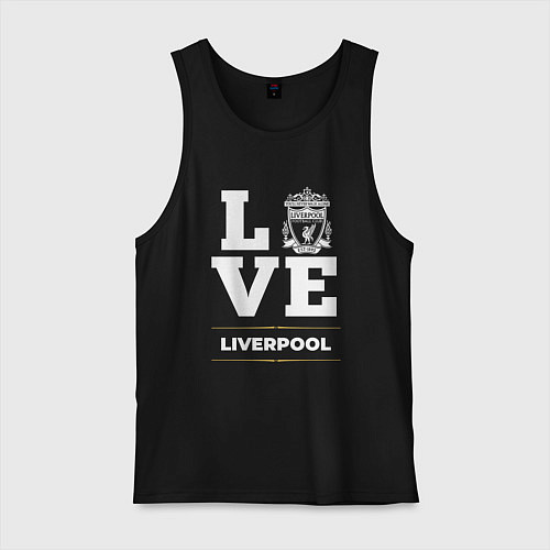 Мужская майка Liverpool Love Classic / Черный – фото 1