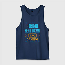 Майка мужская хлопок Игра Horizon Zero Dawn PRO Gaming, цвет: тёмно-синий