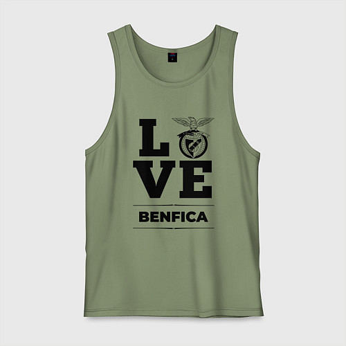 Мужская майка Benfica Love Классика / Авокадо – фото 1