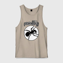 Майка мужская хлопок The prodigy ant, цвет: миндальный