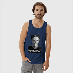 Майка мужская хлопок The Prodigy - firestarter, цвет: тёмно-синий — фото 2