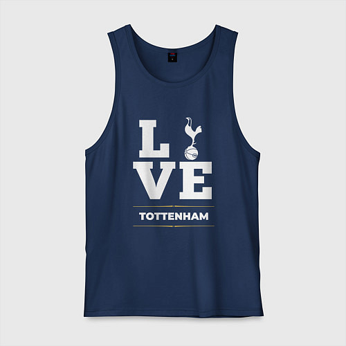 Мужская майка Tottenham Love Classic / Тёмно-синий – фото 1