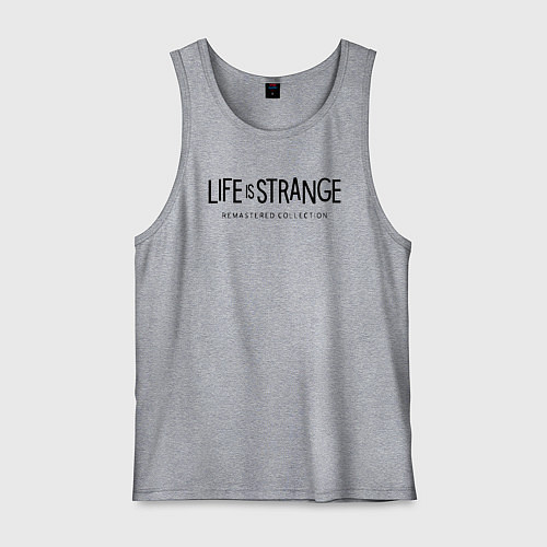 Мужская майка Life Is Strange - logo / Меланж – фото 1