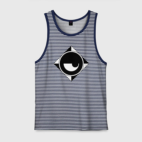 Мужская майка Spy x Family Logo / Синяя тельняшка – фото 1