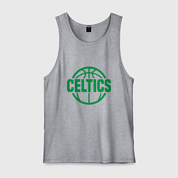 Майка мужская хлопок Celtics Baller, цвет: меланж