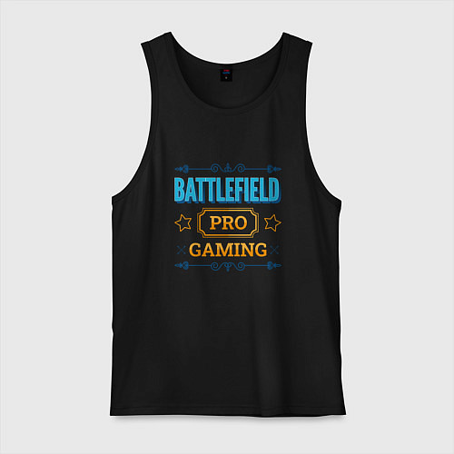 Мужская майка Игра Battlefield PRO Gaming / Черный – фото 1