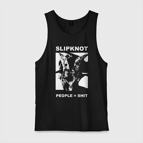 Мужская майка Slipknot People Shit / Черный – фото 1