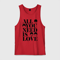 Мужская майка ALL YOU NEED IS LOVE THE BEATLES