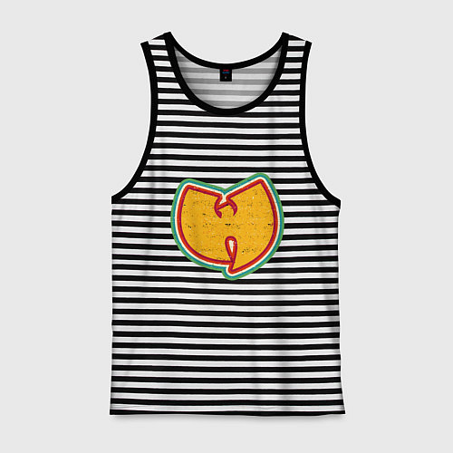 Мужская майка Wu-Tang Colors / Черная тельняшка – фото 1