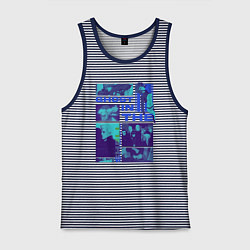 Мужская майка Призрак в доспехах экшен