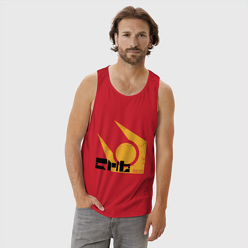 Мужская майка City 17 - half life / Красный – фото 3