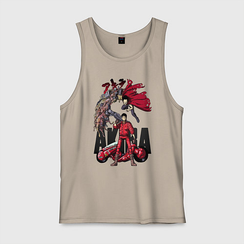 Мужская майка Akira anime / Миндальный – фото 1