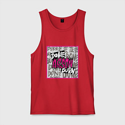 Майка мужская хлопок Arson j-hope BTS, цвет: красный