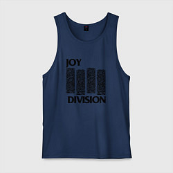 Майка мужская хлопок Joy Division - rock, цвет: тёмно-синий