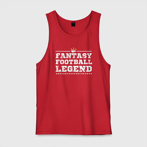 Мужская майка Fantasy Football Legend / Красный – фото 1