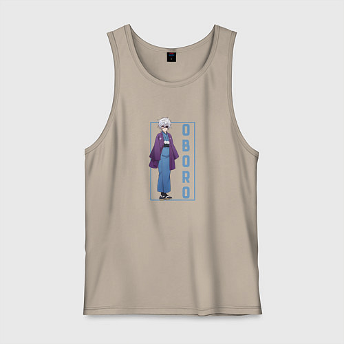 Мужская майка Оборо Шинто - Юна из гостиницы Юраги / Миндальный – фото 1