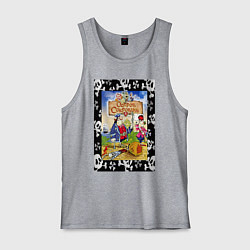 Мужская майка Постер мультфильма остров сокровищ