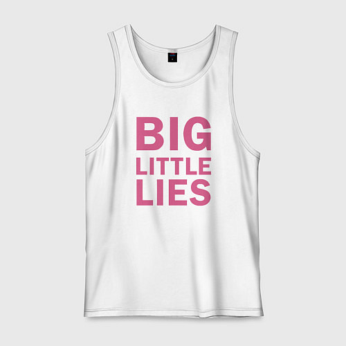 Мужская майка Big Little Lies logo / Белый – фото 1