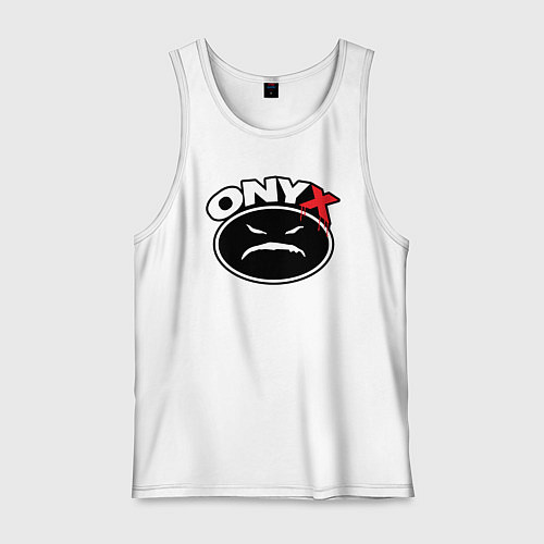 Мужская майка Onyx - black logo / Белый – фото 1