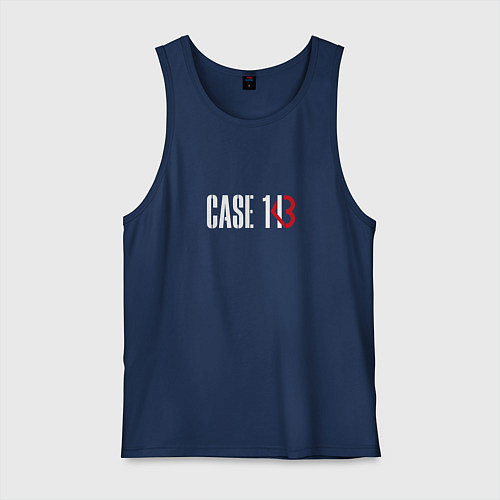 Мужская майка Case 143 / Тёмно-синий – фото 1