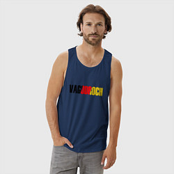 Майка мужская хлопок VAGODROCH, цвет: тёмно-синий — фото 2