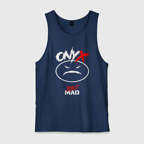 Мужская майка 100 Mad - Onyx / Тёмно-синий – фото 1