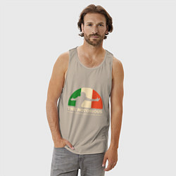 Майка мужская хлопок The Notorious, цвет: миндальный — фото 2