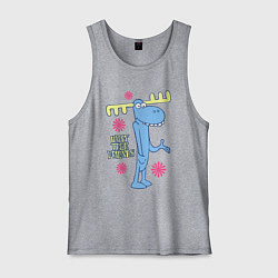 Майка мужская хлопок Lumpy, цвет: меланж