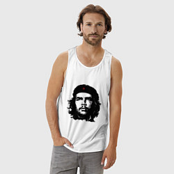 Майка мужская хлопок Ernesto Che Guevara, цвет: белый — фото 2