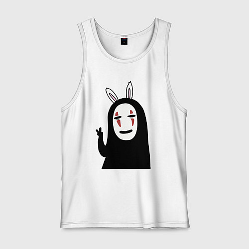 Мужская майка Kaonashi - no face / Белый – фото 1