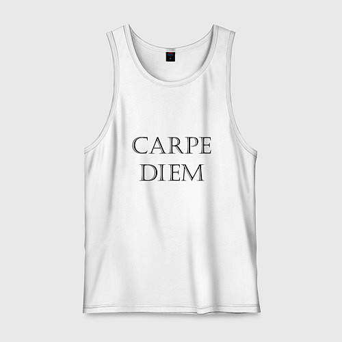 Мужская майка Лови момент / Белый – фото 1