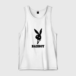 Майка мужская хлопок Badboy, цвет: белый