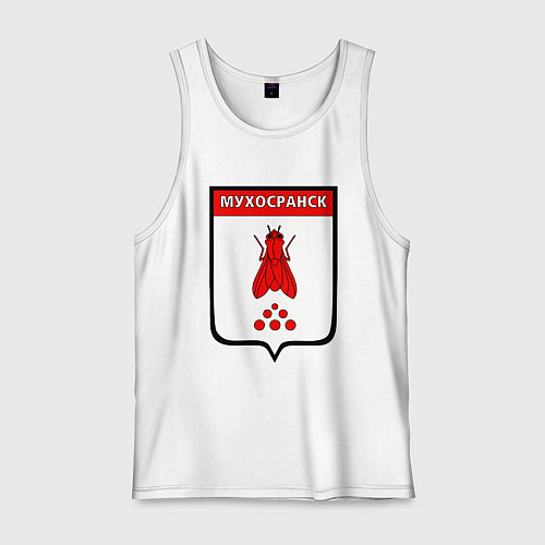 Мужская майка Мухосранск / Белый – фото 1