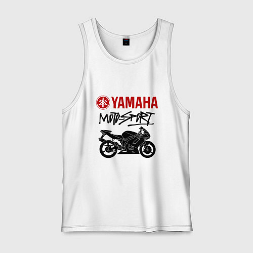 Мужская майка Yamaha - motorsport / Белый – фото 1