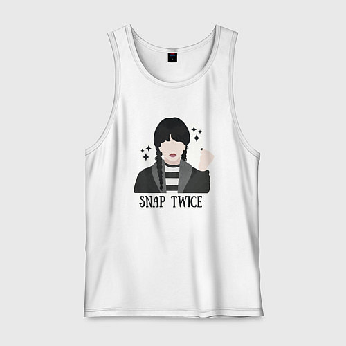 Мужская майка Wednesday Уэнздей / Белый – фото 1