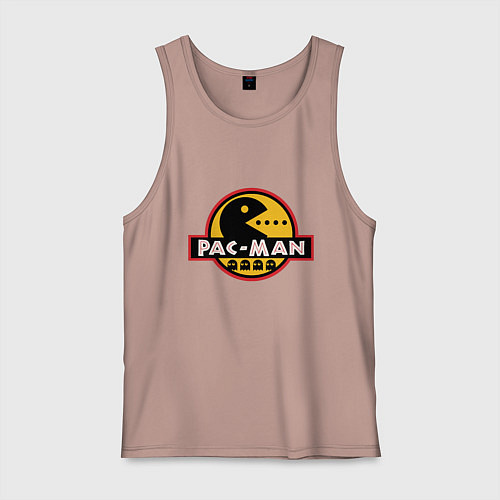 Мужская майка Pac-man game / Пыльно-розовый – фото 1